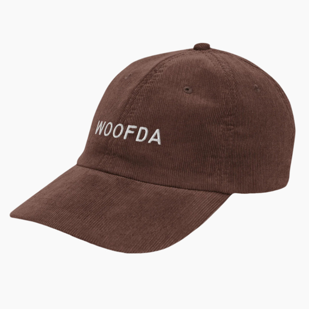 Woofda Corduroy Cap Brown Left Front