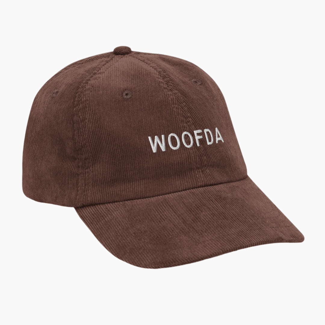 Woofda Corduroy Cap Brown Right Front